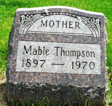 THOMPSON, MABLE - Delaware County, Iowa | MABLE THOMPSON 