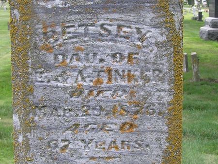 TINKER, BETSEY - Delaware County, Iowa | BETSEY TINKER 