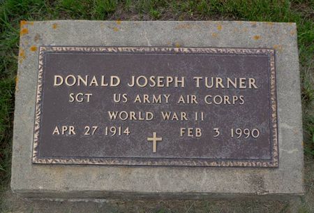 TURNER, DONALD JOSEPH - Delaware County, Iowa | DONALD JOSEPH TURNER 