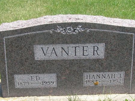 VANTER, ED - Delaware County, Iowa | ED VANTER 