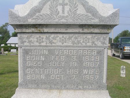 VERDERBER, GERTRUDE M. - Delaware County, Iowa | GERTRUDE M. VERDERBER 