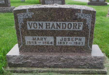 VON HANDORF, MARY - Delaware County, Iowa | MARY VON HANDORF 