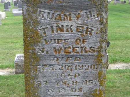 WEEKS, RUAMY H. - Delaware County, Iowa | RUAMY H. WEEKS 