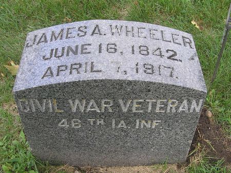 WHEELER, JAMES A. - Delaware County, Iowa | JAMES A. WHEELER 