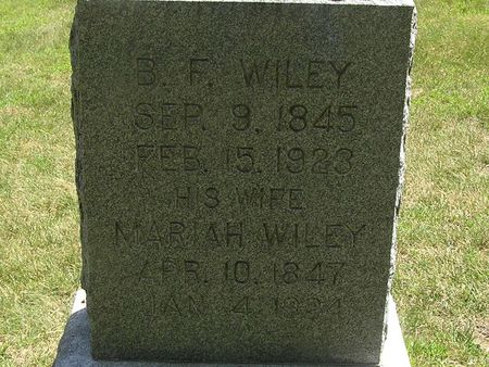 WILEY, MARIAH - Delaware County, Iowa | MARIAH WILEY 