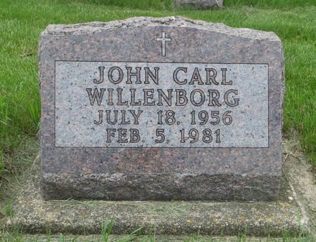 WILLENBORG, JOHN CARL - Delaware County, Iowa | JOHN CARL WILLENBORG 