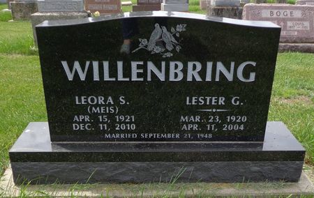 MEIS WILLENBRING, LEORA S. - Delaware County, Iowa | LEORA S. MEIS WILLENBRING 
