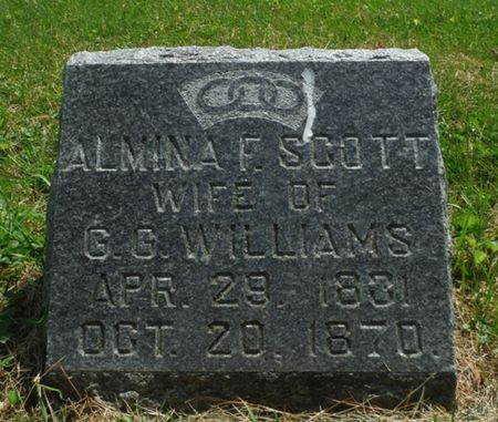 WILLIAMS, ALMINA F. - Delaware County, Iowa | ALMINA F. WILLIAMS 