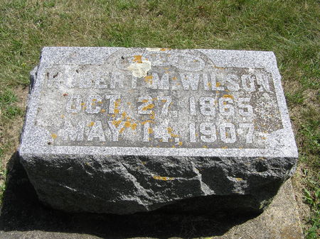 WILSON, ROBERT M. - Delaware County, Iowa | ROBERT M. WILSON 