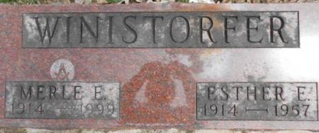 WINISTORFER, ESTHER E. - Delaware County, Iowa | ESTHER E. WINISTORFER 