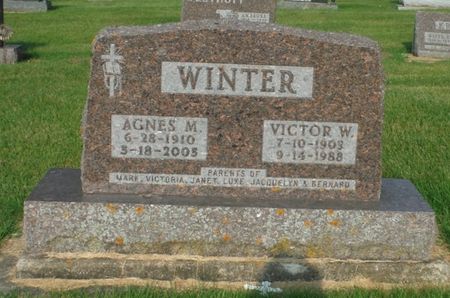 BODENSTEINER WINTER, AGNES M. - Delaware County, Iowa | AGNES M. BODENSTEINER WINTER 