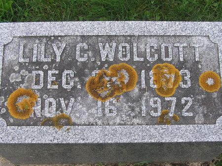 WOLCOTT, LILY C. - Delaware County, Iowa | LILY C. WOLCOTT 