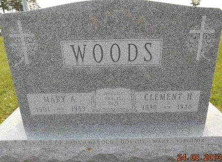 WOODS, MARY A. - Delaware County, Iowa | MARY A. WOODS 