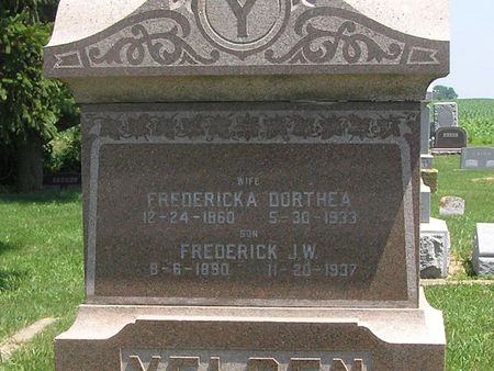 YELDEN, FREDERICK JW - Delaware County, Iowa | FREDERICK JW YELDEN 