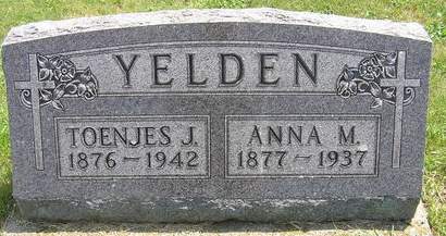 YELDEN, ANNA M. - Delaware County, Iowa | ANNA M. YELDEN 