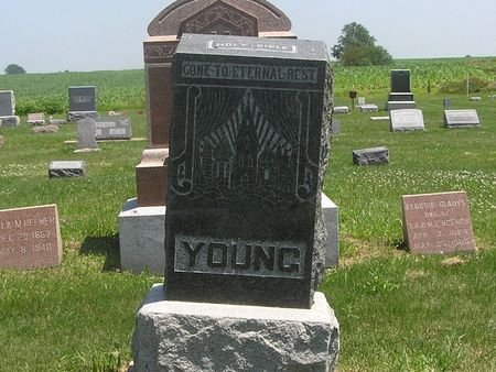 YOUNG, A.H., MINNIE, BESSIE - Delaware County, Iowa | A.H., MINNIE, BESSIE YOUNG 