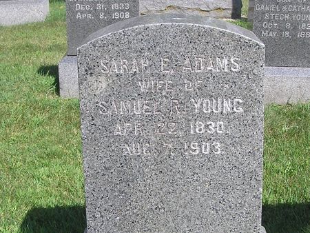 YOUNG, SARAH E. - Delaware County, Iowa | SARAH E. YOUNG 