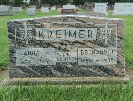 KREIMER, BERNARD J. - Delaware County, Iowa | BERNARD J. KREIMER 