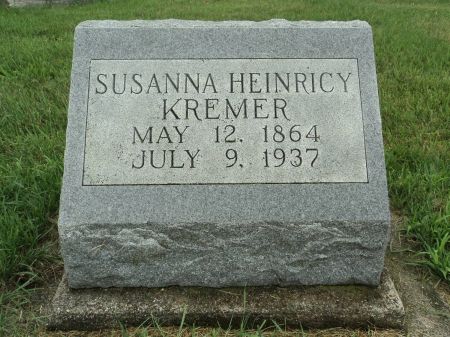 KREMER, SUSANNA - Delaware County, Iowa | SUSANNA KREMER 