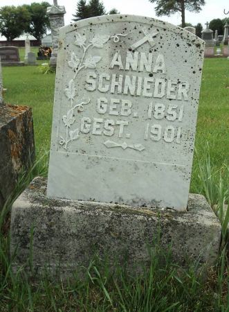 SCHNIEDER, ANNA - Delaware County, Iowa | ANNA SCHNIEDER 