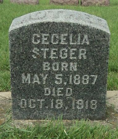 STEGER, CECELIA - Delaware County, Iowa | CECELIA STEGER 