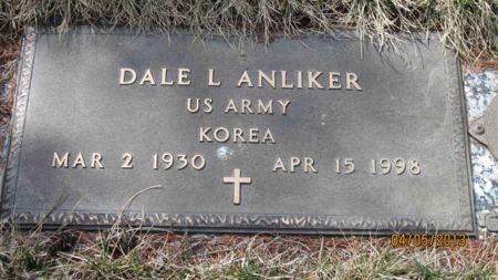 ANLIKER, DALE LEROY - Des Moines County, Iowa | DALE LEROY ANLIKER 