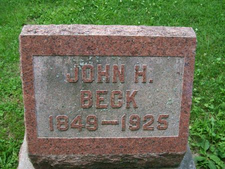 BECK, JOHN H. - Des Moines County, Iowa | JOHN H. BECK 