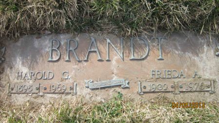 MILLER BRANDT, FRIEDA ALVINE - Des Moines County, Iowa | FRIEDA ALVINE MILLER BRANDT 