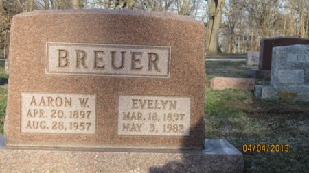 BREUER, EVELYN ROSE - Des Moines County, Iowa | EVELYN ROSE BREUER 
