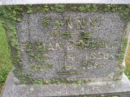 WEST BRYDOLF, FANNIE JANE - Des Moines County, Iowa | FANNIE JANE WEST BRYDOLF 