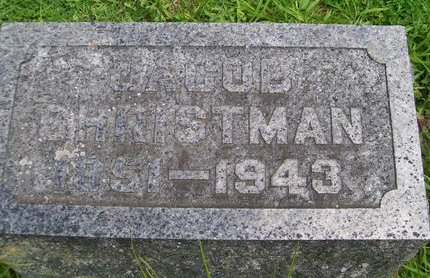 CHRISTMAN, JACOB - Des Moines County, Iowa | JACOB CHRISTMAN 