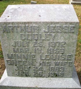 COOLEY, MINNIE LOUISE - Des Moines County, Iowa | MINNIE LOUISE COOLEY 