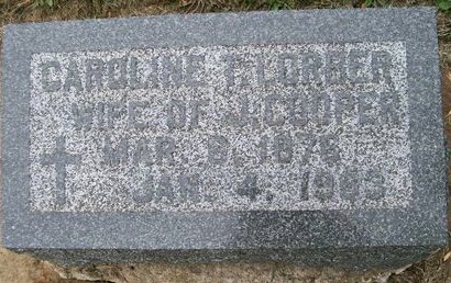 COOPER, CAROLINE T. - Des Moines County, Iowa | CAROLINE T. COOPER 