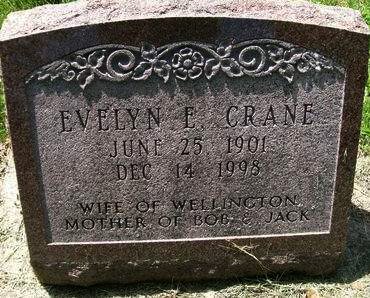 CRANE, EVELYN E. - Des Moines County, Iowa | EVELYN E. CRANE 