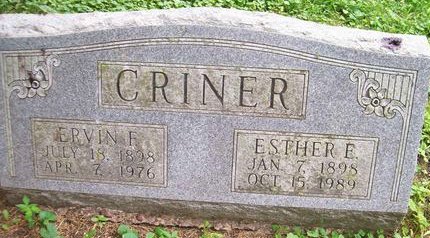CRINER, ESTHER E. - Des Moines County, Iowa | ESTHER E. CRINER 