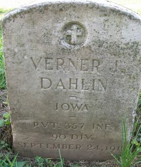 DAHLIN, VERNER J. - Des Moines County, Iowa | VERNER J. DAHLIN 