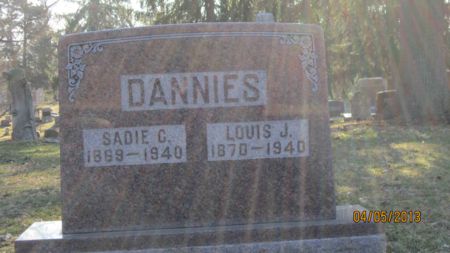 DANNIES, SADIE G. - Des Moines County, Iowa | SADIE G. DANNIES 