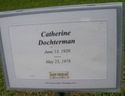 DOCHTERMAN, CATHERINE - Des Moines County, Iowa | CATHERINE DOCHTERMAN 
