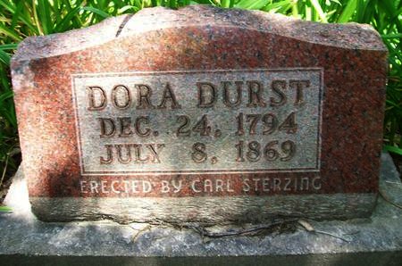 DURST, DORA - Des Moines County, Iowa | DORA DURST 