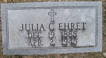 EHRET, JULIA C. - Des Moines County, Iowa | JULIA C. EHRET 