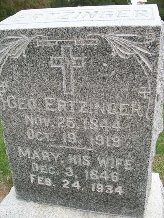 ERTZINGER, GEORGE - Des Moines County, Iowa | GEORGE ERTZINGER 