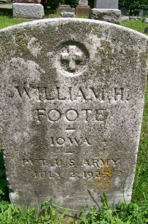 FOOTE, WILLIAM H. - Des Moines County, Iowa | WILLIAM H. FOOTE 