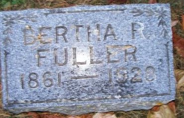 FULLER, BERTHA ROSE - Des Moines County, Iowa | BERTHA ROSE FULLER 