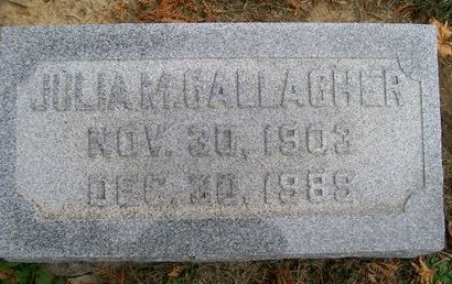 GALLAGHER, JULIA M. - Des Moines County, Iowa | JULIA M. GALLAGHER 