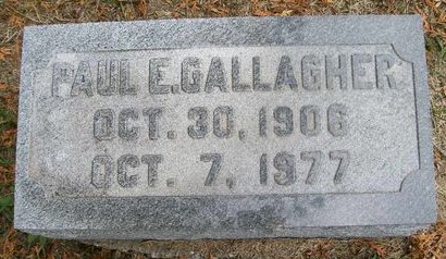 GALLAGHER, PAUL E. - Des Moines County, Iowa | PAUL E. GALLAGHER 