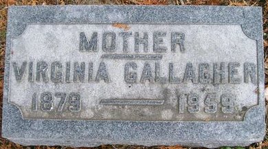 GALLAGHER, VIRGINIA - Des Moines County, Iowa | VIRGINIA GALLAGHER 