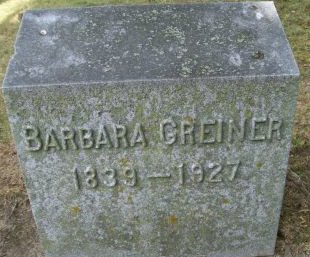 GREINER, BARBARA - Des Moines County, Iowa | BARBARA GREINER 