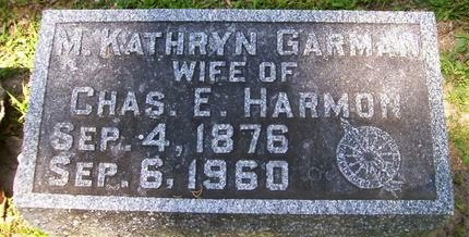 GARMAN HARMON, M. KATHRYN - Des Moines County, Iowa | M. KATHRYN GARMAN HARMON 