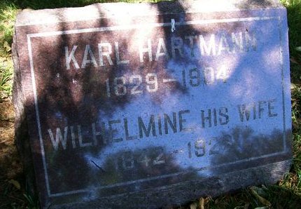 HARTMANN, WILHELMINE - Des Moines County, Iowa | WILHELMINE HARTMANN 