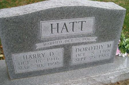 HATT, DOROTHY M. - Des Moines County, Iowa | DOROTHY M. HATT 